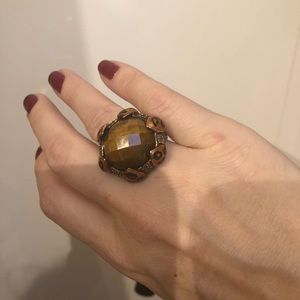 Silver earrings and ring set , made in Italy ,